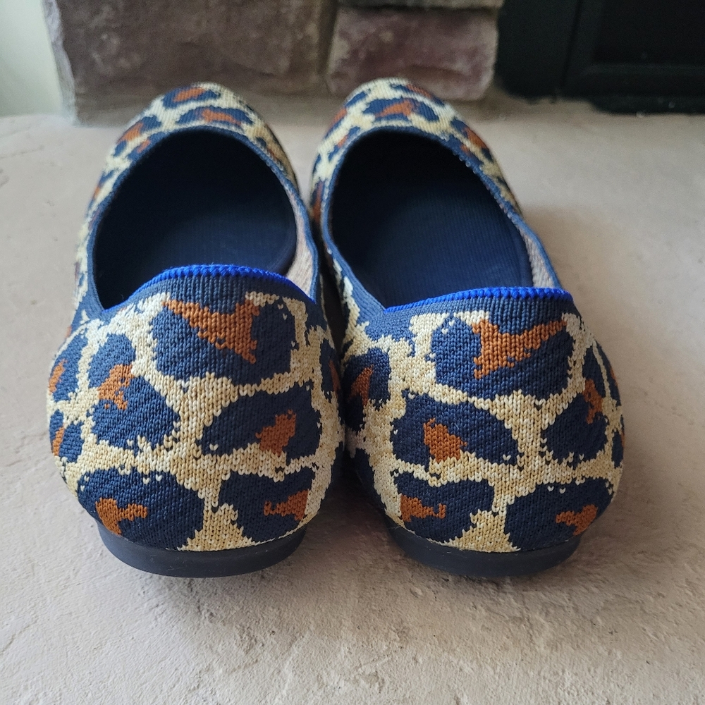 Rothy's The Square Big Cat Textile Flat Comfort Shoes Size US 12 - Picture 3 of 7